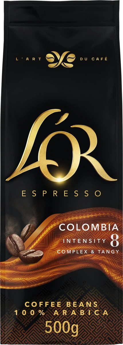 L'OR Espresso Origins Colombia Koffiebonen (8) - 4 X 500 Gram 9 L'OR Espresso Origins Colombia Koffiebonen (8) - 4 X 500 Gram - Afbeelding 7