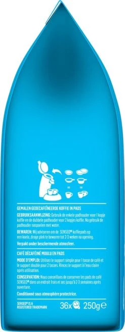 Senseo Decaf Koffiepads - 5/9 Intensiteit - 10 X 36 Pads -Koffieverkoopwinkel 454x1200 8