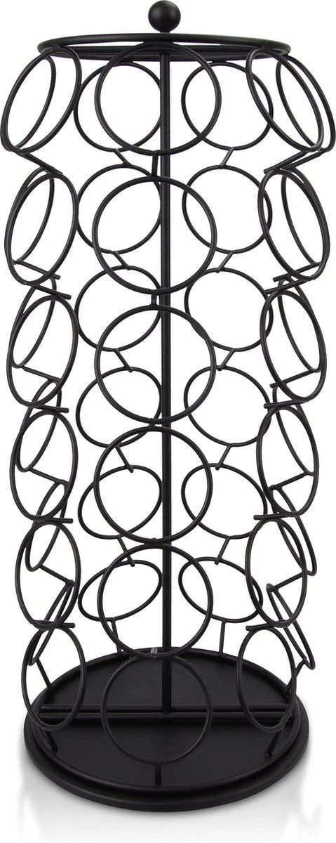 Dolce Gusto Capsulehouder - Zwart - Metaal - Draaibaar - Koffiecups Houder - 42 Cups 10 Dolce Gusto Capsulehouder - Zwart - Metaal - Draaibaar - Koffiecups Houder - 42 Cups - Afbeelding 8