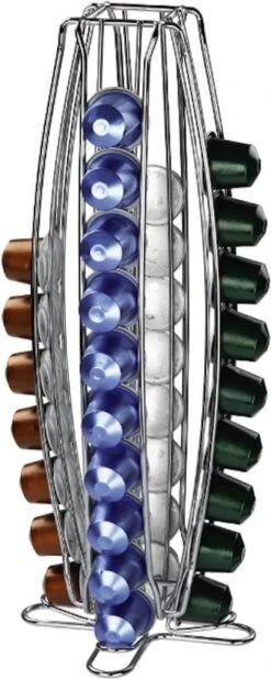Stijlvolle Capsulehouder Voor 40 Nespresso Cups - Cup Houder – Stijlvol Aluminium – Geschikt Voor 40 Koffie Cups – Met Doosje 10 Nespresso Cups Van L’Or 15 Stijlvolle Capsulehouder Voor 40 Nespresso Cups - Cup Houder – Stijlvol Aluminium – Geschikt Voor 40 Koffie Cups – Met Doosje 10 Nespresso Cups Van L’Or -Koffieverkoopwinkel 480x1200