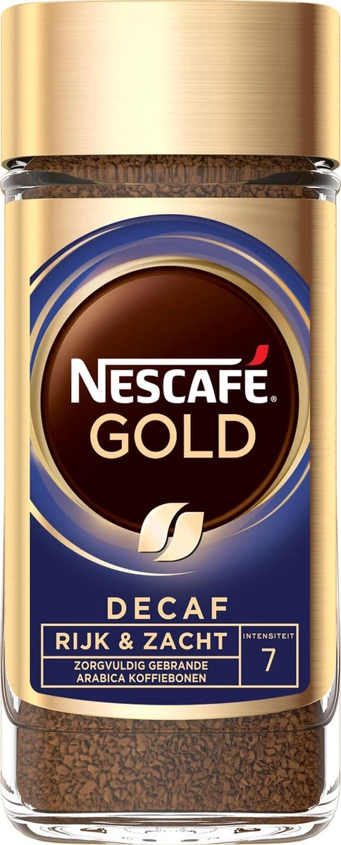 Nescafé Gold Decafé Oploskoffie - 6 Potten à 100 Gram 7 Nescafé Gold Decafé Oploskoffie - 6 Potten à 100 Gram - Afbeelding 5