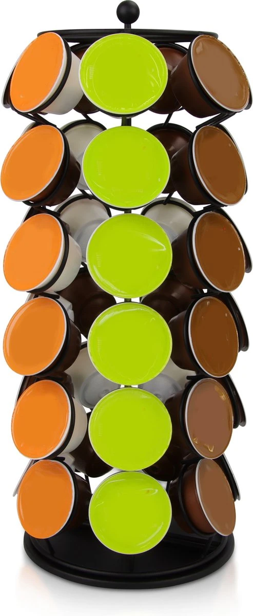 Dolce Gusto Capsulehouder - Zwart - Metaal - Draaibaar - Koffiecups Houder - 42 Cups 3 Dolce Gusto Capsulehouder - Zwart - Metaal - Draaibaar - Koffiecups Houder - 42 Cups