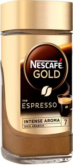 Nescafé Gold Espresso Oploskoffie - 6 Potten à 100 Gram -Koffieverkoopwinkel 527x1200