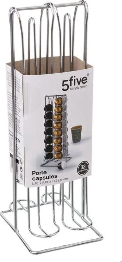 RVS Cuphouder En Standaard Voor 32 Nespresso Cups - Capsulehouder Metaal 11 RVS Cuphouder En Standaard Voor 32 Nespresso Cups - Capsulehouder Metaal -Koffieverkoopwinkel 560x1200