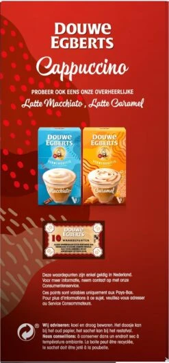 Douwe Egberts Verwenkoffie Cappuccino Oploskoffie - 5 X 10 Zakjes 17 Douwe Egberts Verwenkoffie Cappuccino Oploskoffie - 5 X 10 Zakjes -Koffieverkoopwinkel 560x1200 3