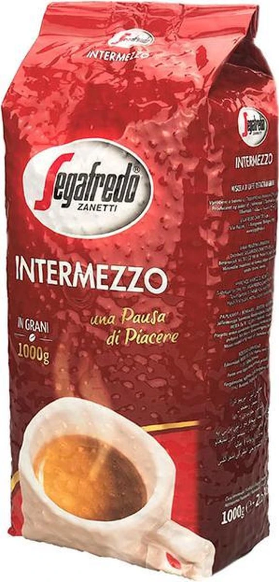 Segafredo Intermezzo Koffiebonen - 8 X 1 Kg 4 Segafredo Intermezzo Koffiebonen - 8 X 1 Kg - Afbeelding 2