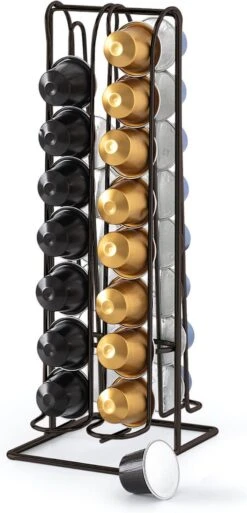 RVS Nespresso Capsule Houder Van Metaal Voor 48 Cups - Dispenser En Standaard 11 RVS Nespresso Capsule Houder Van Metaal Voor 48 Cups - Dispenser En Standaard -Koffieverkoopwinkel 578x1200