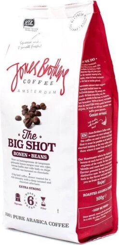 Jones Brothers Coffee The Big Shot Koffiebonen - 6 X 500 Gram 13 Jones Brothers Coffee The Big Shot Koffiebonen - 6 X 500 Gram -Koffieverkoopwinkel 586x1200
