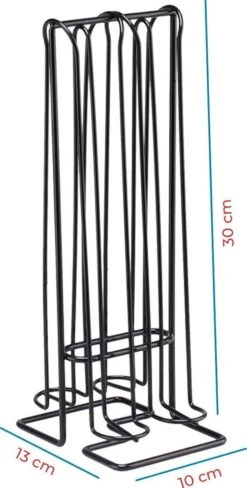 Capsulehouder Voor Nespresso - 32 Koffie Cups – Cup Dispenser – Koffiecups Houder - Metaal – Zwart -Koffieverkoopwinkel 607x1200 1