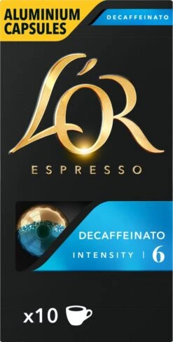 L'OR Espresso Decaffeinato Koffiecups - Intensiteit 6/12 - 10 X 10 Capsules 21 L'OR Espresso Decaffeinato Koffiecups - Intensiteit 6/12 - 10 X 10 Capsules -Koffieverkoopwinkel 607x1200 14