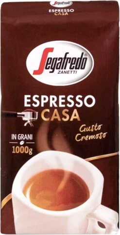 Segafredo Espresso Casa Koffiebonen - 1 Kg -Koffieverkoopwinkel 613x1200
