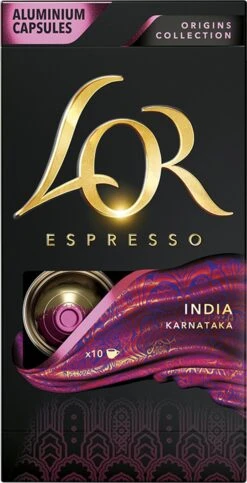 L'OR Espresso Origins India (10) - 10 X 10 Koffiecups 15 L'OR Espresso Origins India (10) - 10 X 10 Koffiecups -Koffieverkoopwinkel 614x1200 2