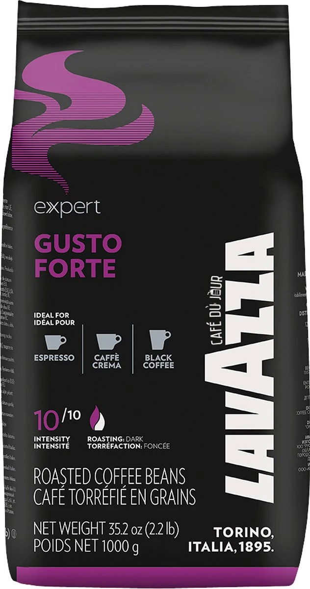 Lavazza Expert Gusto Forte - Koffiebonen - 1 Kilo 3 Lavazza Expert Gusto Forte - Koffiebonen - 1 Kilo