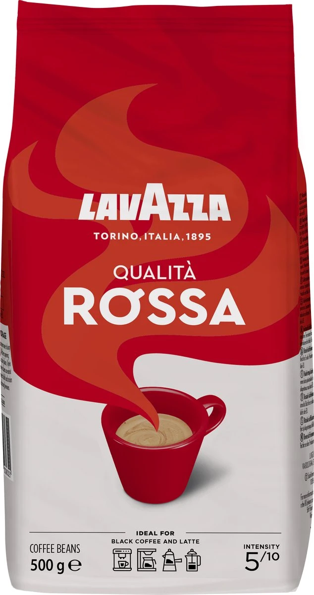 Lavazza Qualita Rossa Koffiebonen - 500 Gram X2 5 Lavazza Qualita Rossa Koffiebonen - 500 Gram X2 - Afbeelding 3