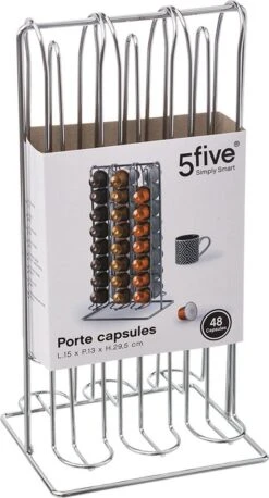 RVS Nespresso Capsule Houder Van Metaal Voor 48 Cups - Dispenser En Standaard 9 RVS Nespresso Capsule Houder Van Metaal Voor 48 Cups - Dispenser En Standaard -Koffieverkoopwinkel 647x1200 1