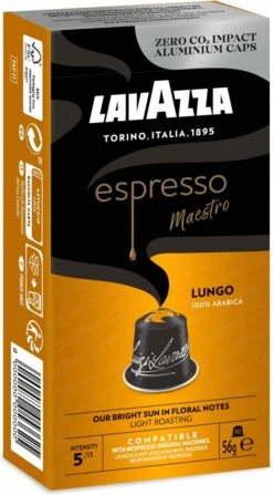 Lavazza Espresso Lungo - Aluminium Nespresso Capsules - 10 Stuks -Koffieverkoopwinkel 663x1200