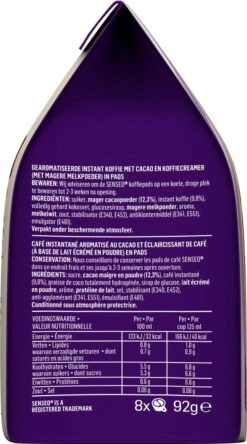 Senseo Cappuccino Choco Koffiepads - 2/9 Intensiteit - 4 X 8 Pads -Koffieverkoopwinkel 668x1200