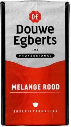 Koffie Douwe Egberts Snelfiltermaling Melange Rood 500gr - 6 Stuks -Koffieverkoopwinkel 673x1200 2