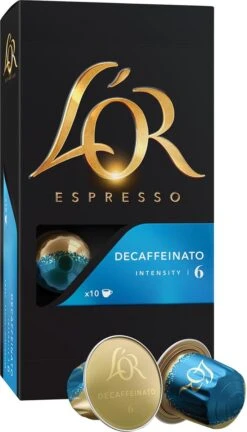 L'OR Espresso Decaffeinato Koffiecups - Intensiteit 6/12 - 10 X 10 Capsules 24 L'OR Espresso Decaffeinato Koffiecups - Intensiteit 6/12 - 10 X 10 Capsules -Koffieverkoopwinkel 686x1200 4