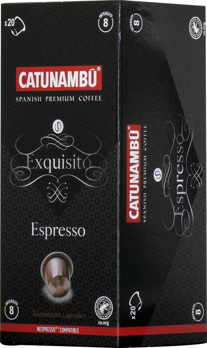 Catunambú Cups - Espresso Exquisito 5 X 20 Cups 3 Catunambú Cups - Espresso Exquisito 5 X 20 Cups