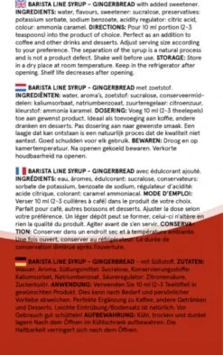 Fitcy | Koffiesiroop | Gingerbread | Barista Syrup | Zero | Vegan | Vetvrij | Suikervrij | Keto-vriendelijk | Koffie | Siroop | MET DOSEERPOMP | 1L -Koffieverkoopwinkel 752x1200