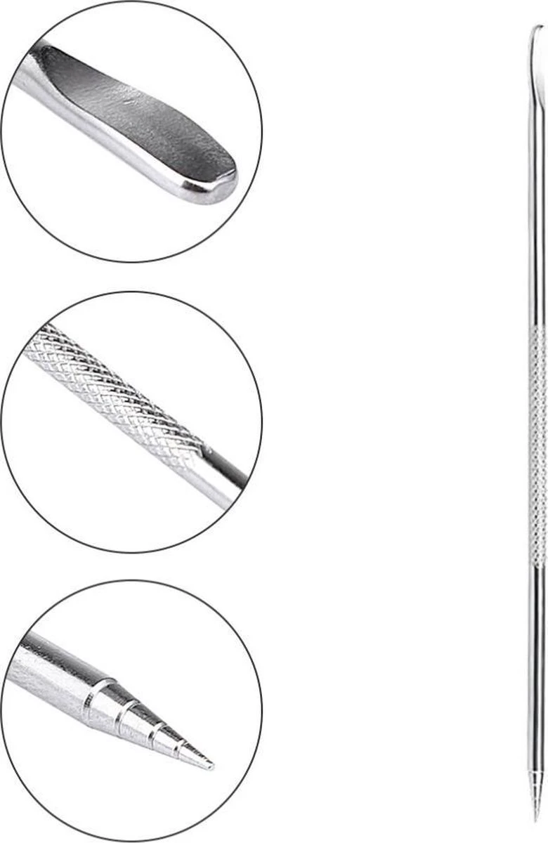 Merkloos Barista - Latte Art Pen - RVS - Cappuccino Decoratie Pencil - Koffie Sjablonen Maken - Koffie Art - Zilver 5 Merkloos Barista - Latte Art Pen - RVS - Cappuccino Decoratie Pencil - Koffie Sjablonen Maken - Koffie Art - Zilver - Afbeelding 3