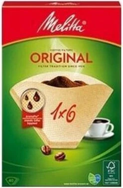 Melitta Filter 1x6 - 1 Doos Met 40 Stuks In Verpakking -Koffieverkoopwinkel 785x1200