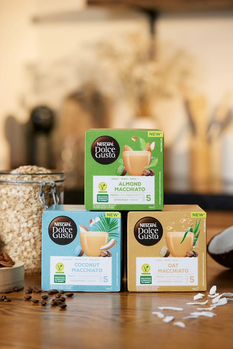 Nescafé Dolce Gusto Coconut Macchiato Capsules - Vegan Koffie - 36 Koffiecups 8 Nescafé Dolce Gusto Coconut Macchiato Capsules - Vegan Koffie - 36 Koffiecups - Afbeelding 6