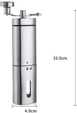 Comes In Handy - Koffiemolen Handmatig - Keramische Kern - Roestvrijstaal - Instelbare Maalgraad 15 Comes In Handy - Koffiemolen Handmatig - Keramische Kern - Roestvrijstaal - Instelbare Maalgraad -Koffieverkoopwinkel 817x1200