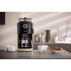 Philips HD7768/90 Grind And Brew Koffiezetapparaat Champagne/Zwart -Koffieverkoopwinkel 8710103880189 4