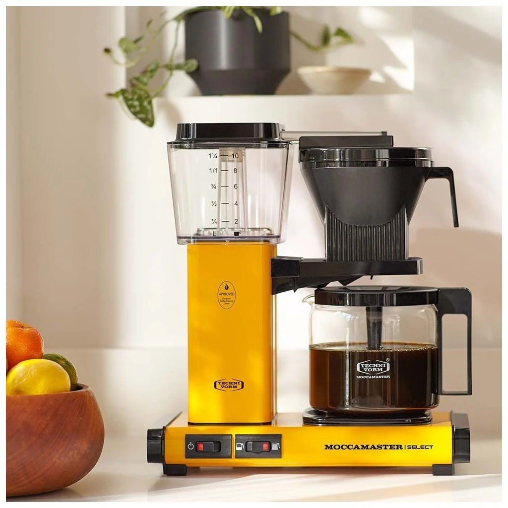 Moccamaster KBG Select Koffiezetapparaat Geel 5 Moccamaster KBG Select Koffiezetapparaat Geel - Afbeelding 3