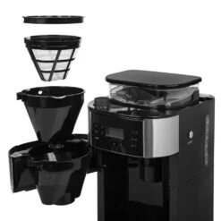 Princess 249411 Grind & Brew Roma Koffiezetapparaat Zwart/RVS -Koffieverkoopwinkel 8713016091611 10