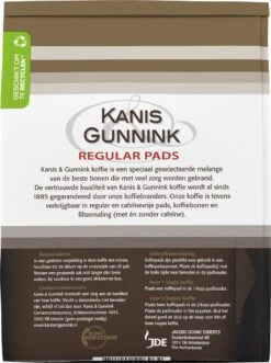 Kanis & Gunnink Regular Koffiepads - 10 X 36 Pads -Koffieverkoopwinkel 895x1200 3