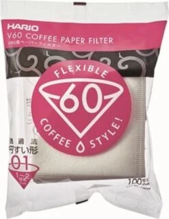 Hario Koffiefilters V60 01 - Kegelvormig