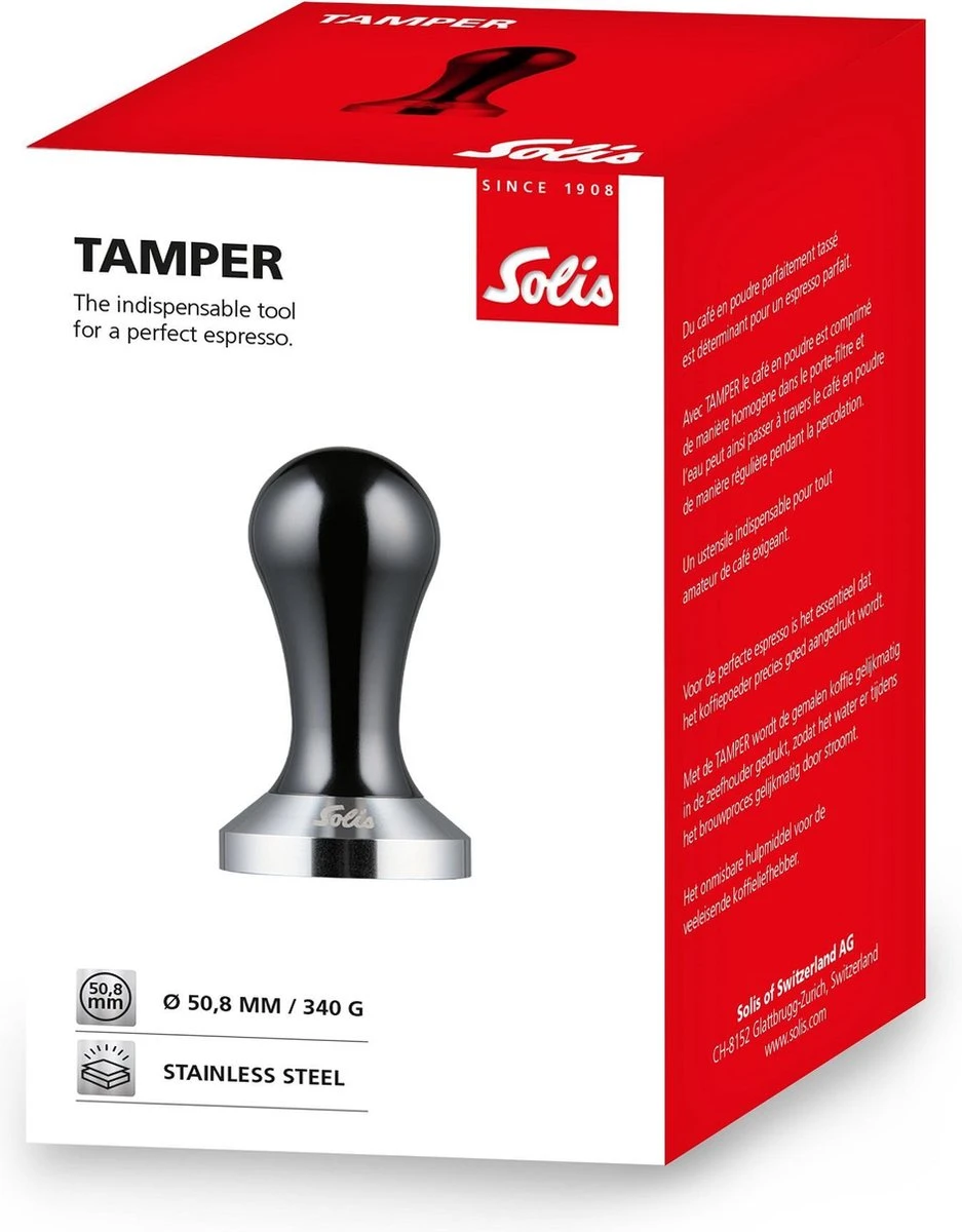 Solis Tamper 51 Mm - Geschikt Voor 51 Mm Portafilters 6 Solis Tamper 51 Mm - Geschikt Voor 51 Mm Portafilters - Afbeelding 4