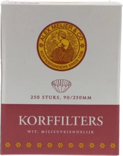 Alex Meijer Koffiefilters 90/250mm - Doos 250 Stuks - 64009 7 Alex Meijer Koffiefilters 90/250mm - Doos 250 Stuks - 64009 -Koffieverkoopwinkel 947x1200
