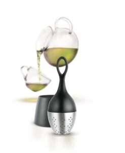 AdHoc Floatea Drijvend Thee-ei - H 130mm - Zwart -Koffieverkoopwinkel 982x1200