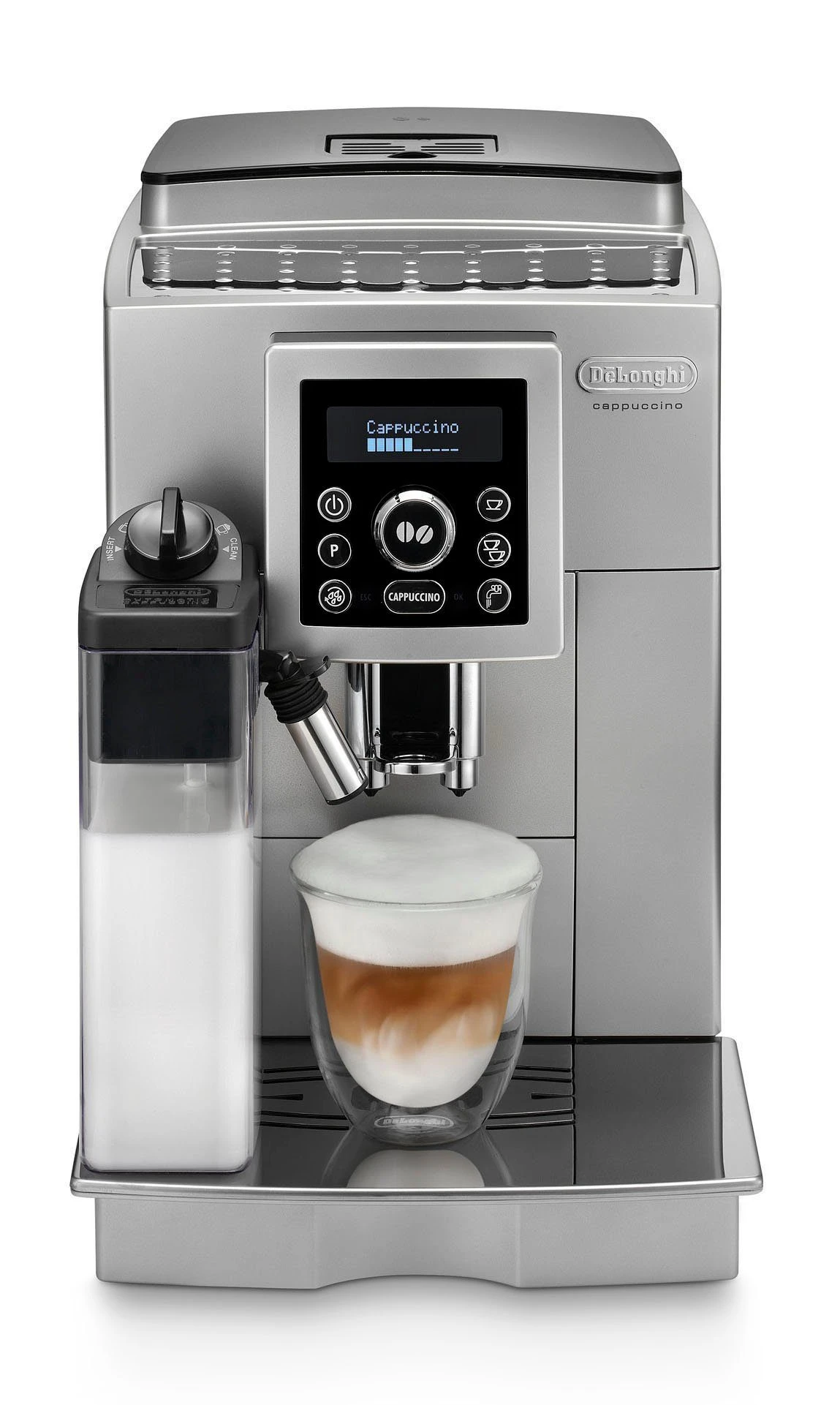 De'Longhi Volautomatisch Koffiezetapparaat ECAM 23.466.S, Met Lattecrema Melksysteem, Zilver 4 De'Longhi Volautomatisch Koffiezetapparaat ECAM 23.466.S, Met Lattecrema Melksysteem, Zilver - Afbeelding 2