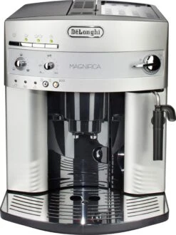 De'Longhi Volautomatisch Koffiezetapparaat Magnifica ESAM 3200.S, Met Melkopschuimtuit, Kegelmaalwerk 13 Treden, Uitneembare Koffiezet-unit, 2-kopjesfunctie, In Zilverkleur -Koffieverkoopwinkel delonghi volautomatisch koffiezetapparaat magnifica esam 3200s met melkopschuimtuit kegelmaalwerk 13 treden uitneembare koffiezet unit 2 kopjesfunctie in zilverkleur zilver 7