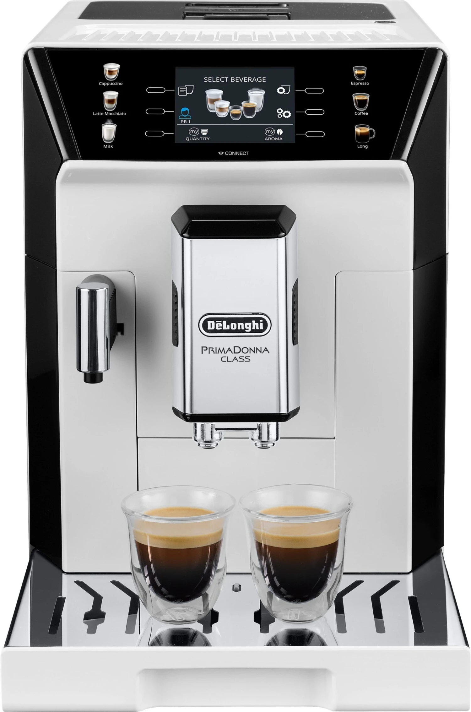 De'Longhi Volautomatisch Koffiezetapparaat PrimaDonna Class ECAM 550.65.W, Wit 4 De'Longhi Volautomatisch Koffiezetapparaat PrimaDonna Class ECAM 550.65.W, Wit - Afbeelding 2