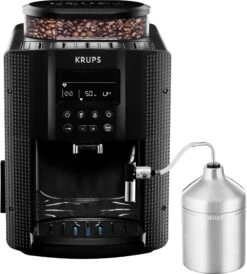 Krups Volautomatisch Koffiezetapparaat EA8160 Essential Espresso, Lcd-display, 3 Temperatuurstanden + 3 Maalgrofheden, Watertankcapaciteit: 1,7 Liter, Inclusief Auto Cappuccino XS6000 Set -Koffieverkoopwinkel krups volautomatisch koffiezetapparaat ea8160 essential espresso lcd display 3 temperatuurstanden 3 maalgrofheden watertankcapaciteit 17 liter inclusief auto cappuccino xs6000 set zwart 2