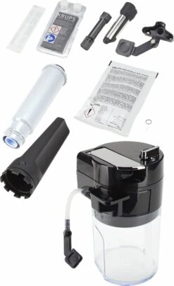 Krups Volautomatisch Koffiezetapparaat EA829G Espresseria Automatic Latt'Espress, Volautomatische One-touch-cappuccinosysteem, Met Compact-lcd-display, Geïntegreerd Melkreservoir -Koffieverkoopwinkel krups volautomatisch koffiezetapparaat ea829g espresseria automatic lattespress volautomatische one touch cappuccinosysteem met compact lcd display geintegreerd melkreservoir rood 6