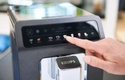 Krups Volautomatisch Koffiezetapparaat EA895N Evidence One, Barista Quattro Force-technologie, OLED-display En Touchscreen Inclusief 250 Mt Espresso Koffie - Ter Waarde Van 6,99 VAP -Koffieverkoopwinkel krups volautomatisch koffiezetapparaat ea895n evidence one barista quattro force technologie oled display en touchscreen inclusief 250 mt espresso koffie ter waarde van 699 vap grijs 14