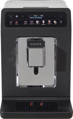 Krups Volautomatisch Koffiezetapparaat EA895N Evidence One, Barista Quattro Force-technologie, OLED-display En Touchscreen Inclusief 250 Mt Espresso Koffie - Ter Waarde Van 6,99 VAP -Koffieverkoopwinkel krups volautomatisch koffiezetapparaat ea895n evidence one barista quattro force technologie oled display en touchscreen inclusief 250 mt espresso koffie ter waarde van 699 vap grijs 6