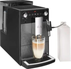 Melitta Volautomatisch Koffiezetapparaat Avanza® F270-100 Mystic Titan, Compact, Maar XL Waterreservoir & XL Bonenreservoir, Met Melkschuim-systeem