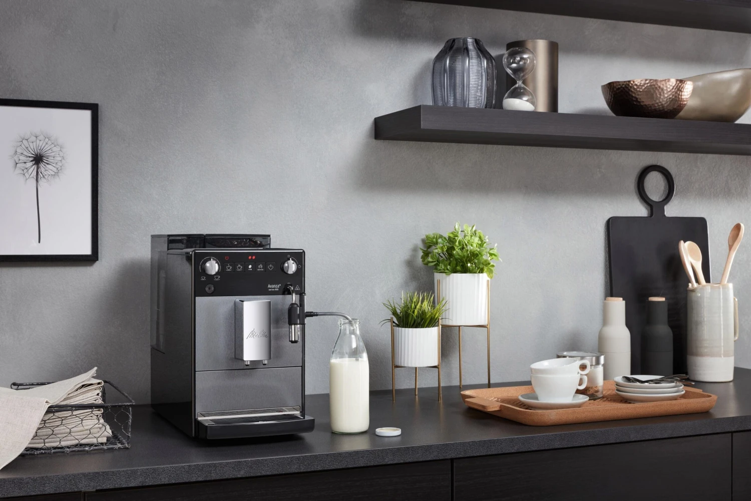 Melitta Volautomatisch Koffiezetapparaat Avanza® F270-100 Mystic Titan, Compact, Maar XL Waterreservoir & XL Bonenreservoir, Met Melkschuim-systeem 6 Melitta Volautomatisch Koffiezetapparaat Avanza® F270-100 Mystic Titan, Compact, Maar XL Waterreservoir & XL Bonenreservoir, Met Melkschuim-systeem - Afbeelding 4