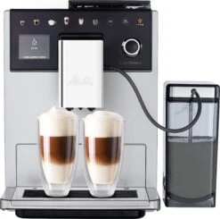 De'Longhi Volautomatisch Koffiezetapparaat Magnifica ESAM 3200.S, Met Melkopschuimtuit, Kegelmaalwerk 13 Treden, Uitneembare Koffiezet-unit, 2-kopjesfunctie, In Zilverkleur -Koffieverkoopwinkel melitta volautomatisch koffiezetapparaat ci touch latte select f 630 201 12 koffiecreaties 6 gebruikersprofielen fluisterstil maalwerk zilver