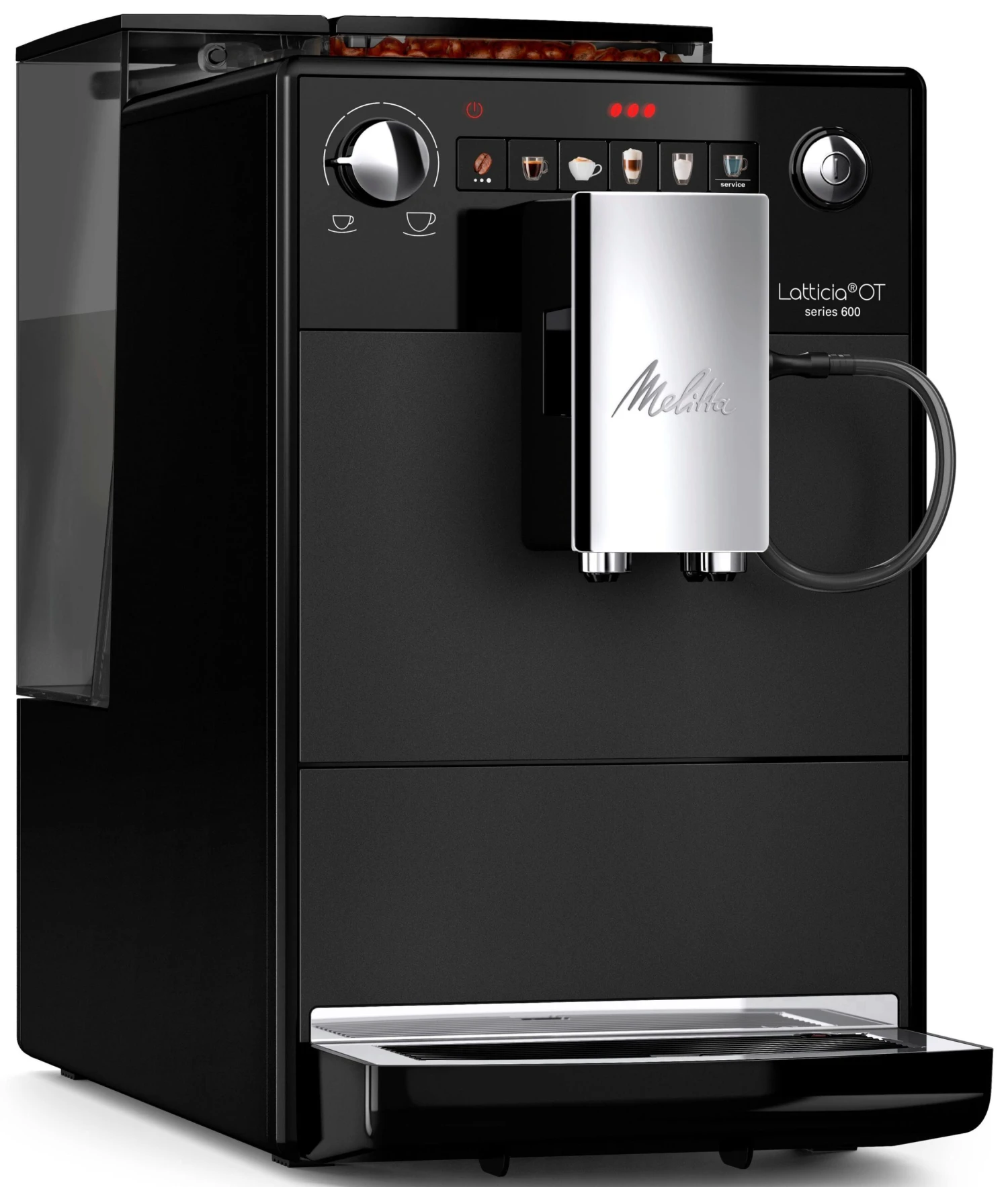 Melitta Volautomatisch Koffiezetapparaat Latticia® One Touch F300-100, Zwart, Dubbel Opschuimen Van De Melk, Compact, Maar XL Waterreservoir & XL Bonenreservoir 6 Melitta Volautomatisch Koffiezetapparaat Latticia® One Touch F300-100, Zwart, Dubbel Opschuimen Van De Melk, Compact, Maar XL Waterreservoir & XL Bonenreservoir - Afbeelding 5