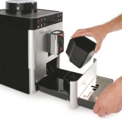 Melitta Volautomatisch Koffiezetapparaat Passione® One Touch F53/1-101, Zilver, One-touch-functie , Per Kopje Precies De Juiste Hoeveelheid Versgemalen Bonen -Koffieverkoopwinkel melitta volautomatisch koffiezetapparaat passione one touch f53 1 101 zilver one touch functie per kopje precies de juiste hoeveelheid versgemalen bonen zilver 16