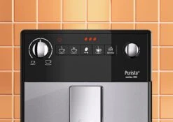 Melitta Volautomatisch Koffiezetapparaat Purista® F230-101, Zilver/zwart, Favoriete Koffie-functie, Compact & Extra Geruisloos -Koffieverkoopwinkel melitta volautomatisch koffiezetapparaat purista f230 101 zilver zwart favoriete koffie functie compact extra geruisloos zilver 5